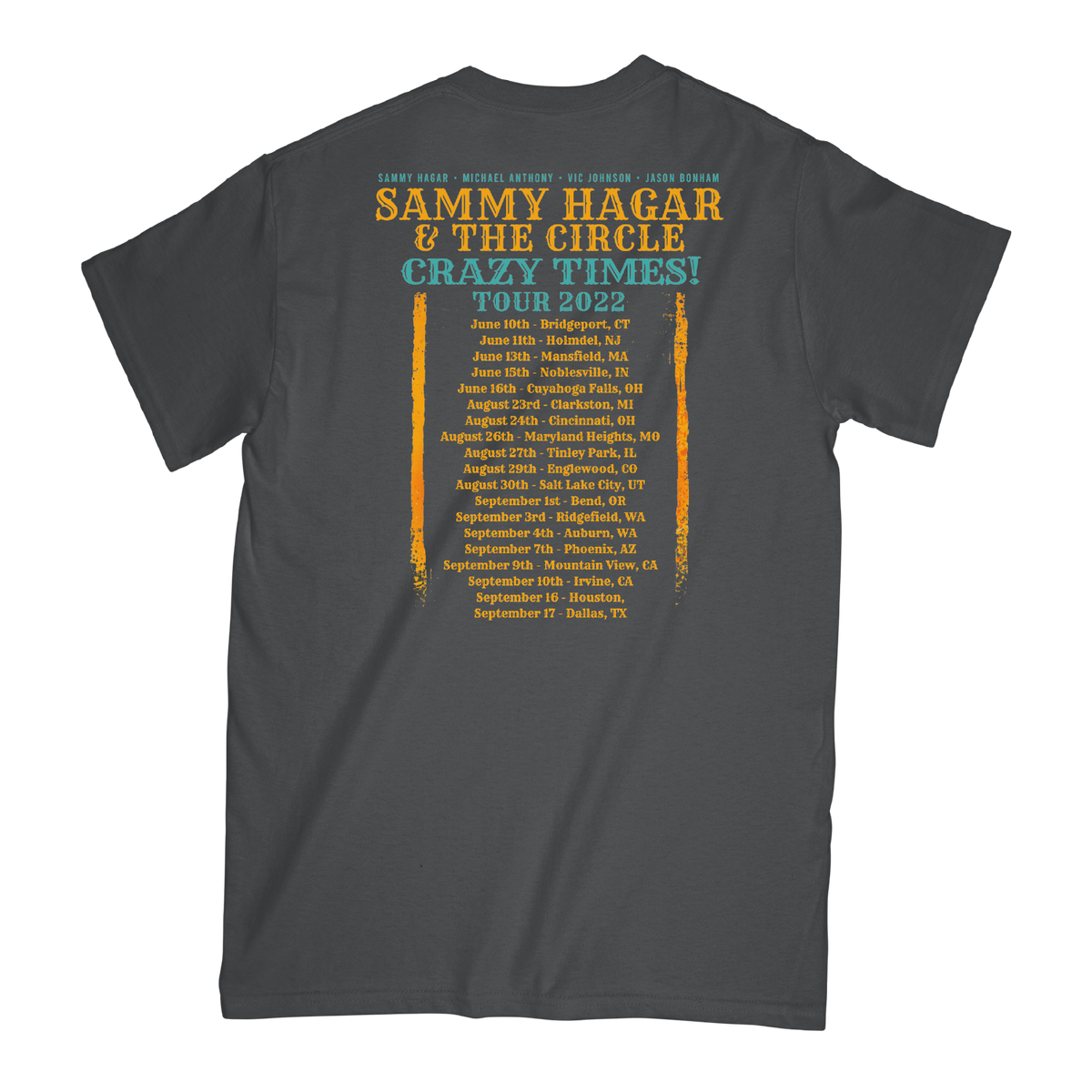 &quot;Sammy Hagar and The Circle: Crazy Times&quot; Tour Tee