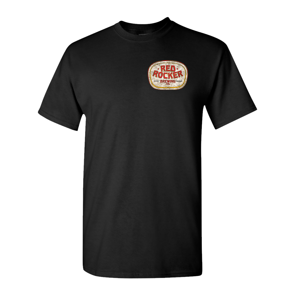 Red Rocker Brewing Company &quot;Official&quot; Logo Tee Black