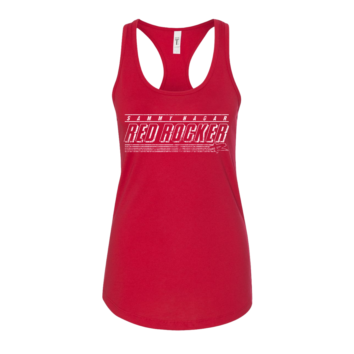 Ladies Red Rocker Tank